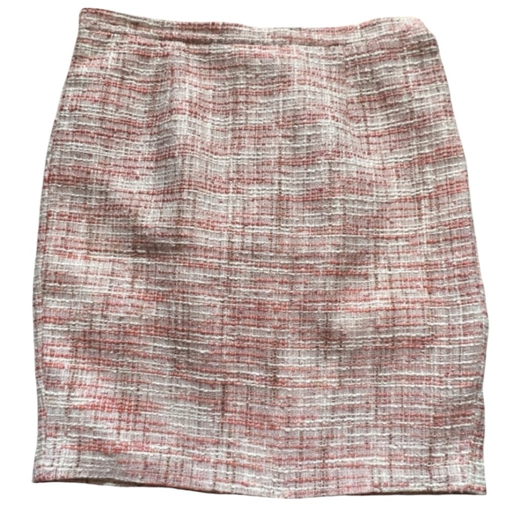 EUC | Cynthia Rowley | Orange Tweed-Like Skirt | Size 10